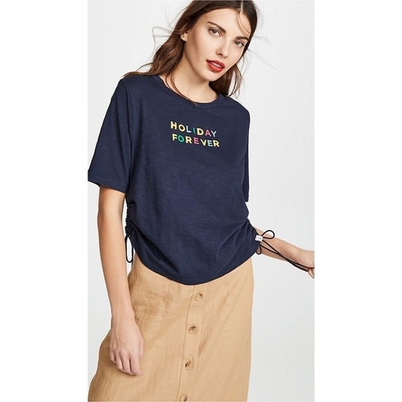 Scotch & Soda Holiday Forever Drawstring Side Top - Picture 1 of 8